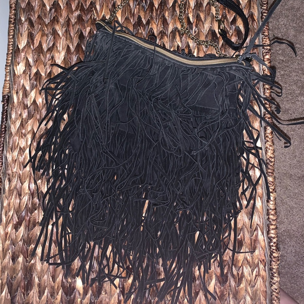 Black Fringe purse